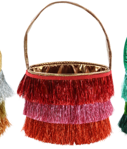 7293 BASKETS WITH HANDLE CARNIVALE S/3